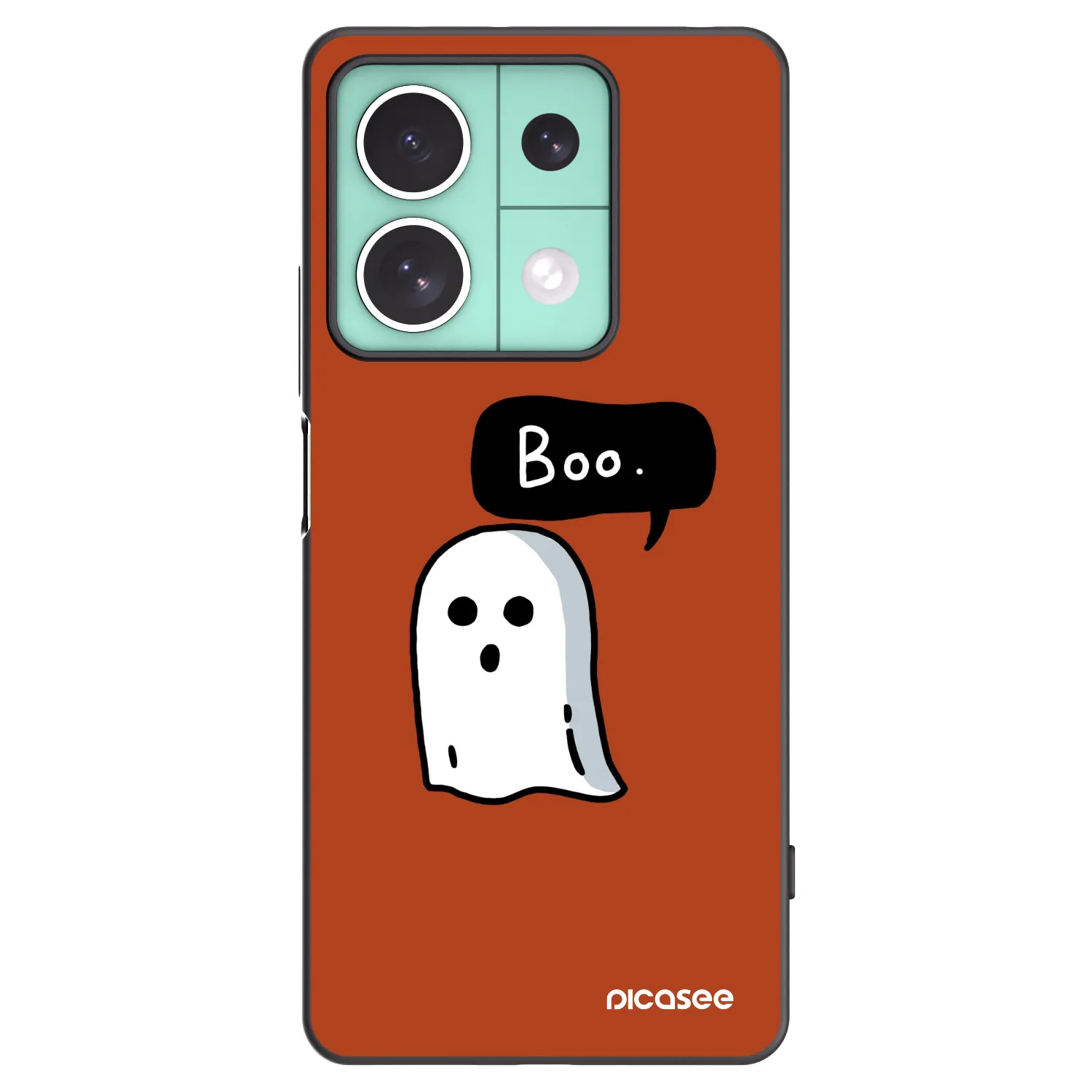 Picasee silikonski črni ovitek za Xiaomi Redmi Note 13 5G - Boo