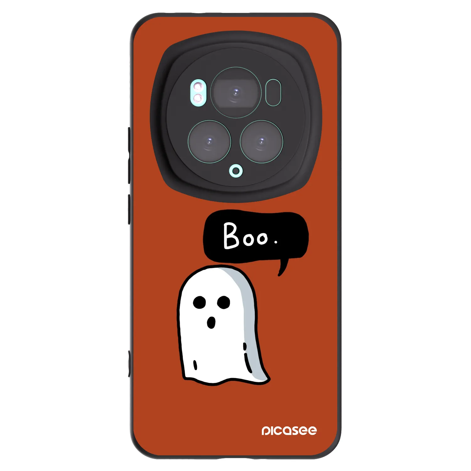 Picasee silikonski črni ovitek za Honor Magic6 Pro - Boo