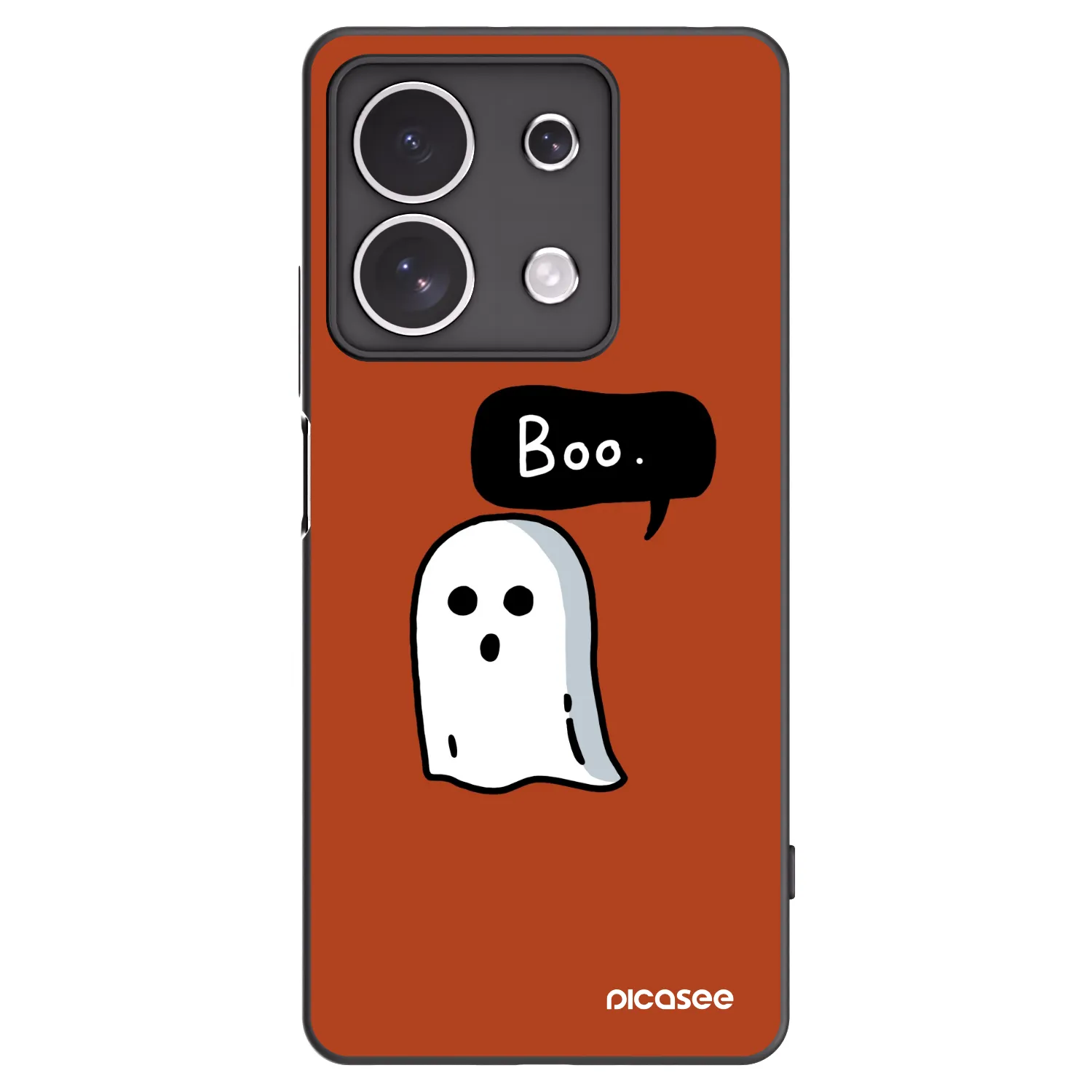 Picasee silikonski črni ovitek za Xiaomi Redmi Note 13 4G - Boo