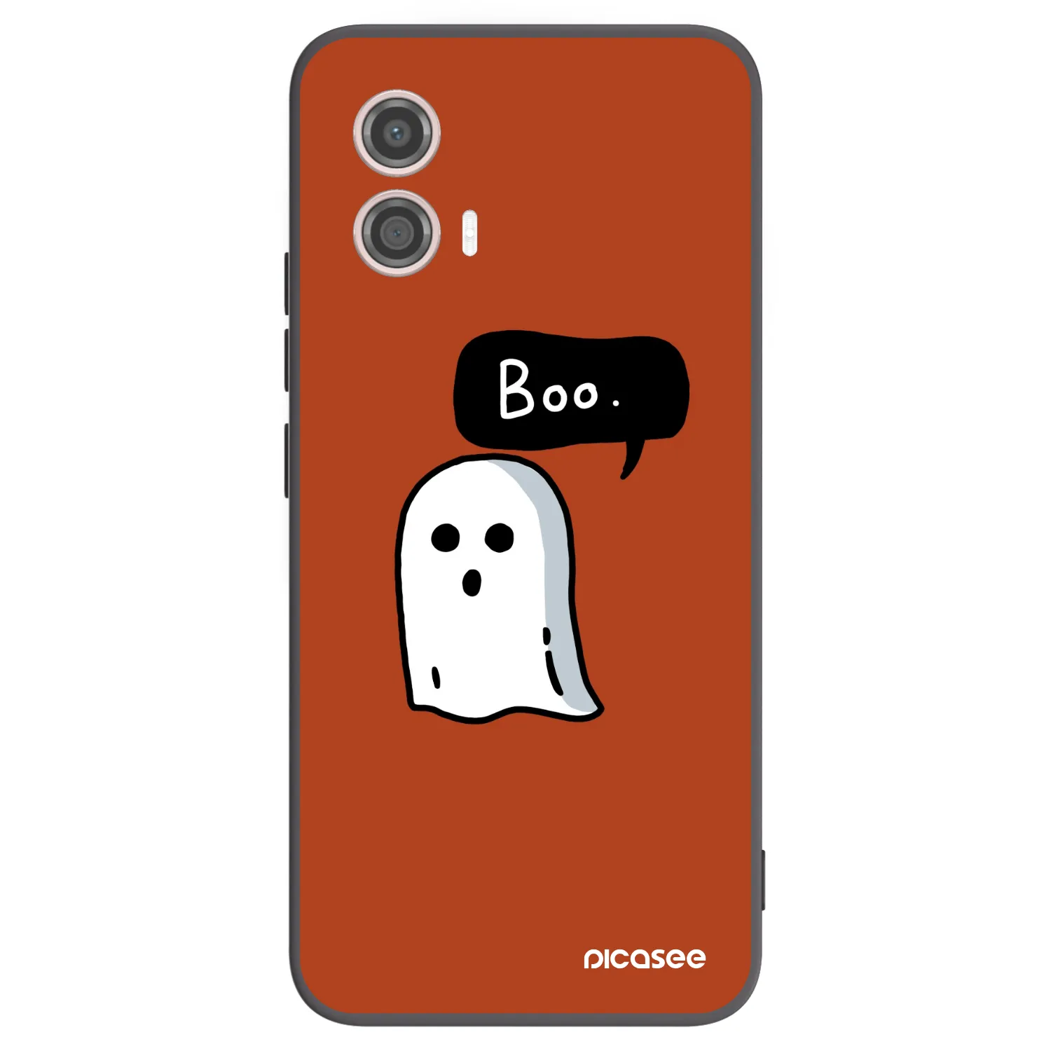Picasee silikonski črni ovitek za Motorola Moto G53 5G - Boo