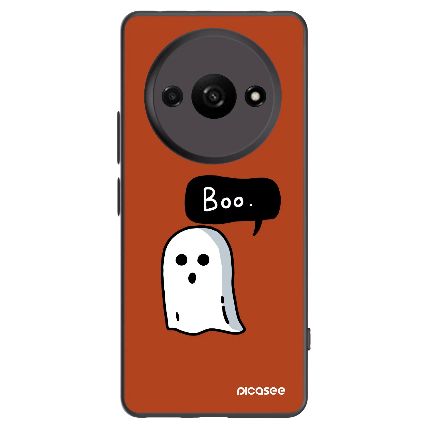 Picasee silikonski črni ovitek za Xiaomi Redmi A3 - Boo