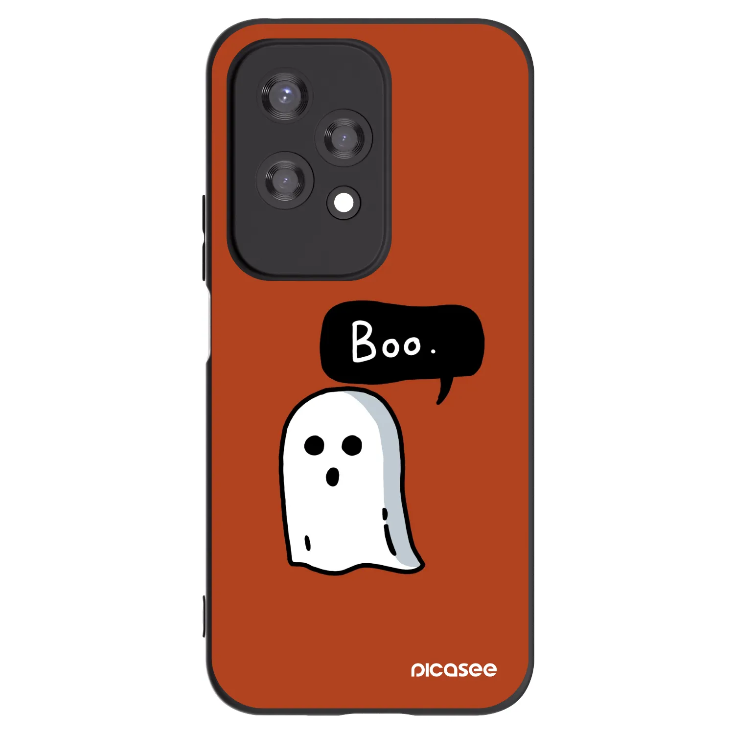 Picasee silikonski črni ovitek za Honor 200 Lite - Boo