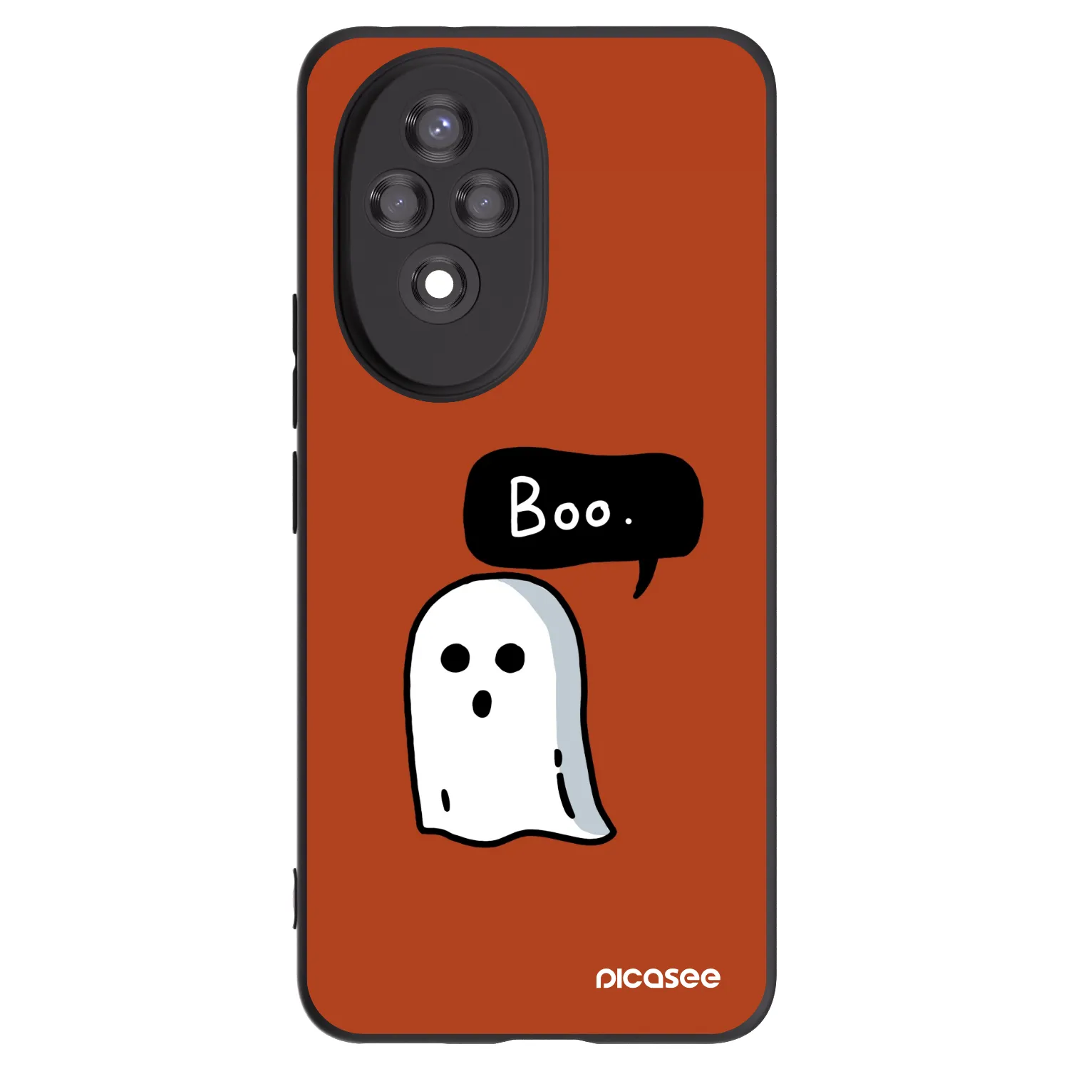 Picasee silikonski črni ovitek za Honor 200 5G - Boo