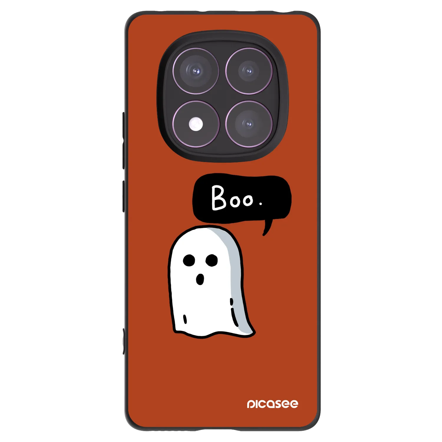 Picasee silikonski črni ovitek za Xiaomi Redmi Note 14 Pro 4G - Boo