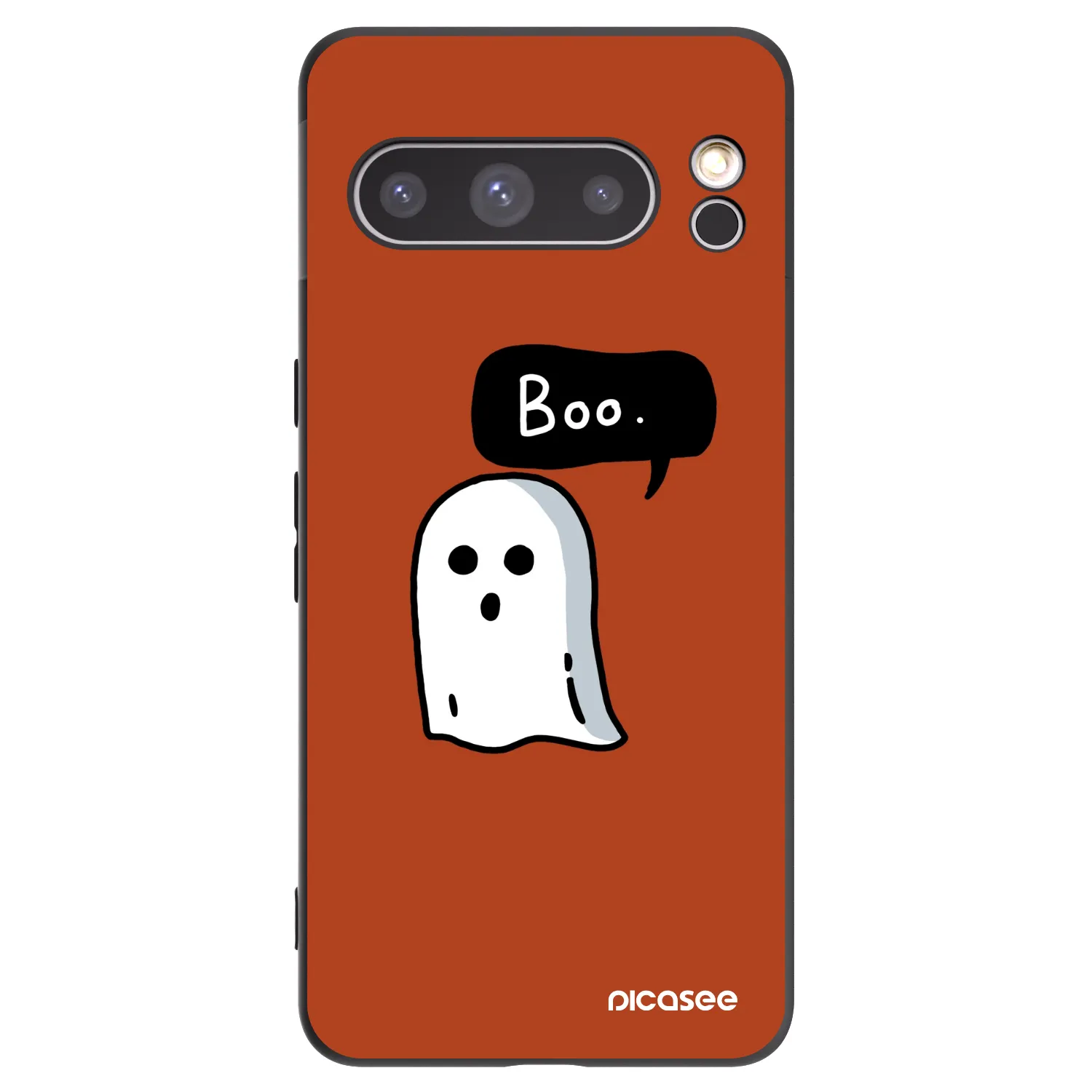 Picasee silikonski črni ovitek za Google Pixel 8 Pro - Boo