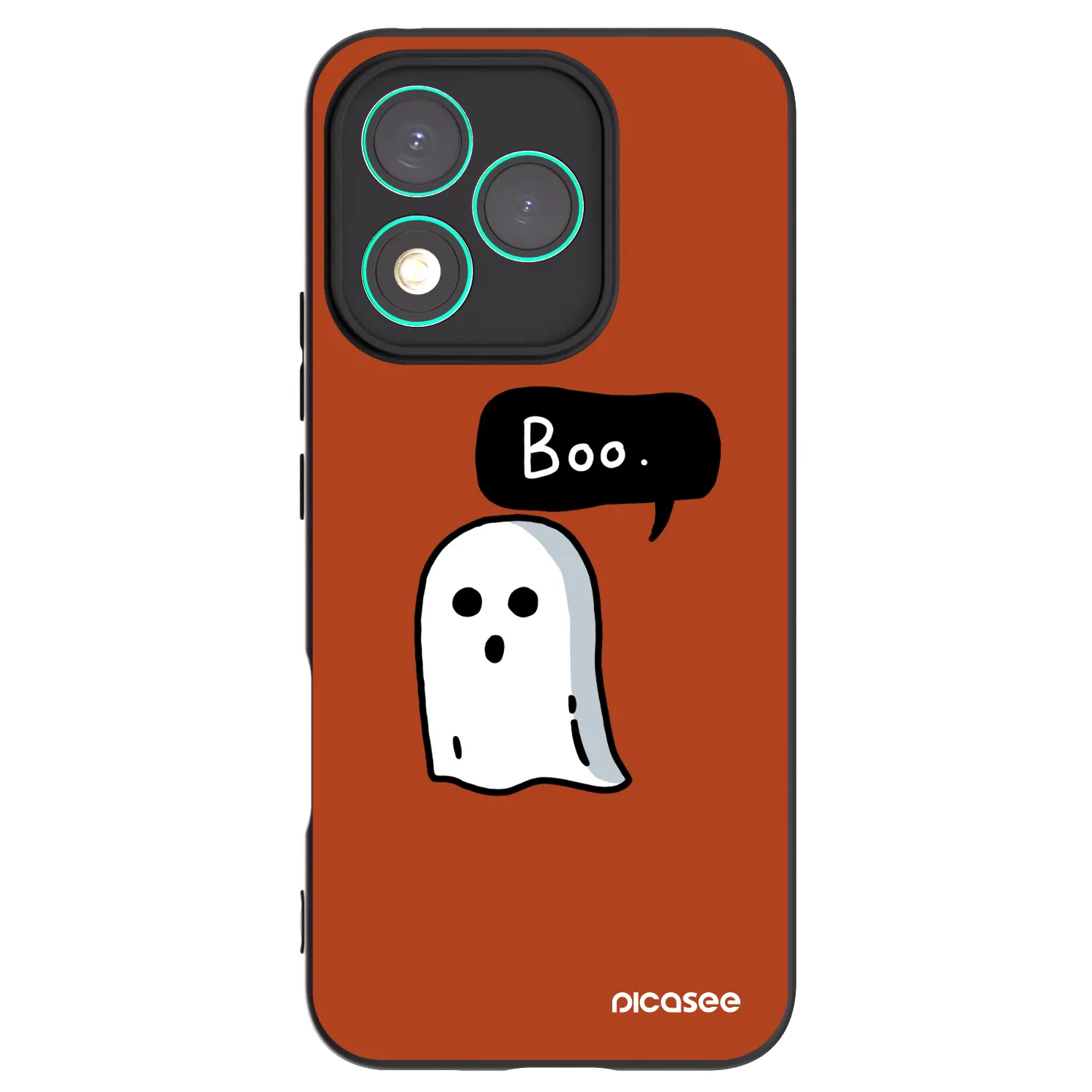 Picasee silikonski črni ovitek za Honor 400 Lite 5G - Boo