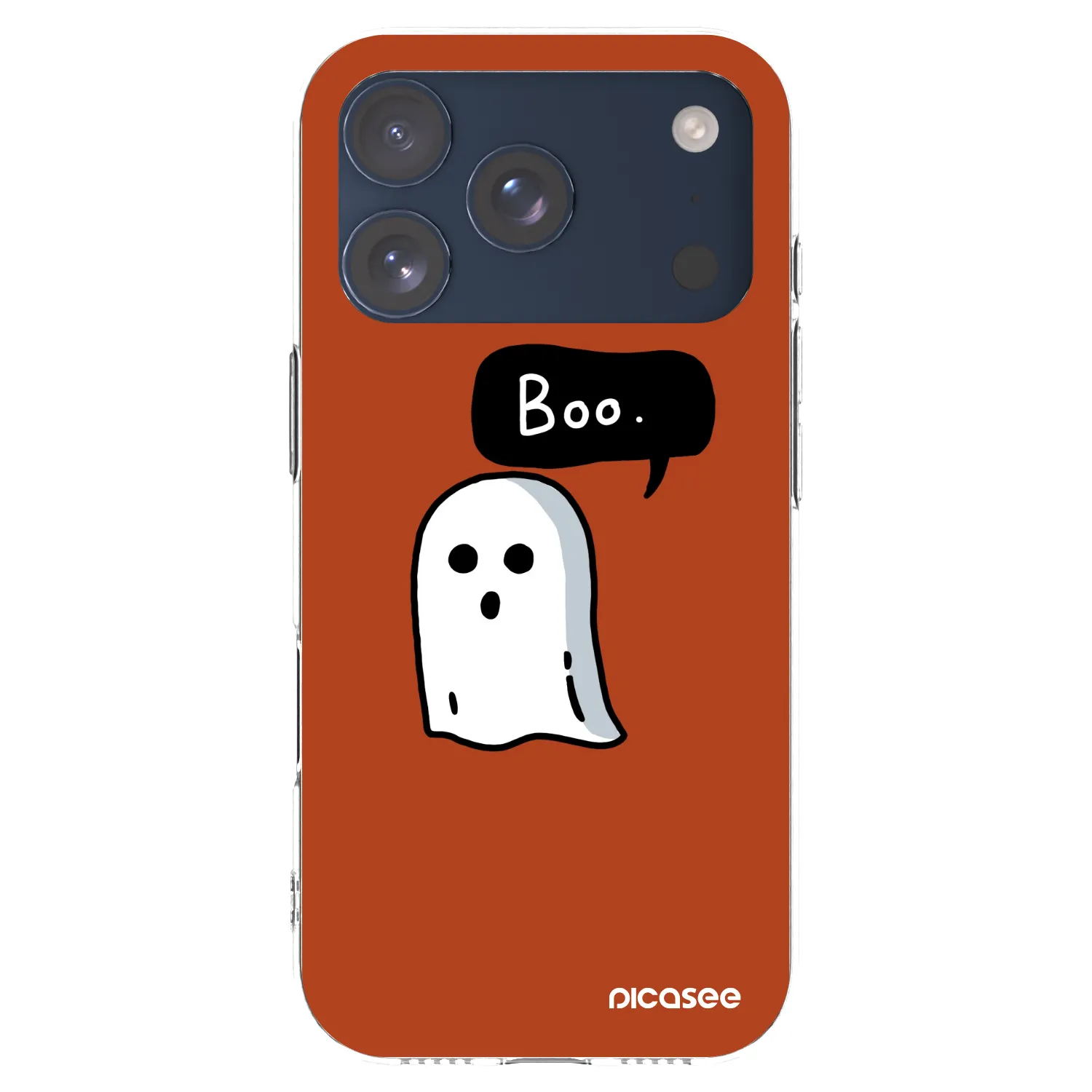 Picasee silikonski prozorni ovitek za Apple iPhone 17 Pro - Boo