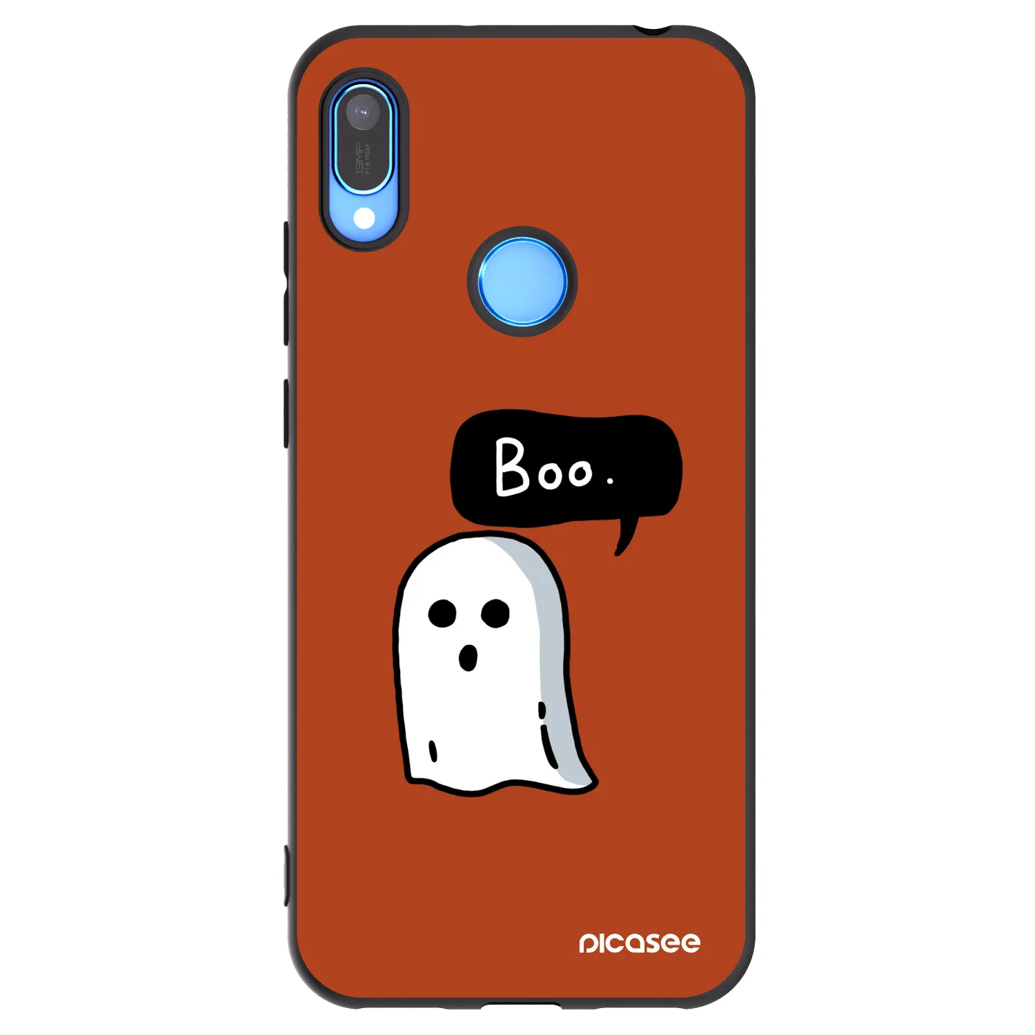 Picasee silikonski črni ovitek za Huawei Y6 2019 - Boo