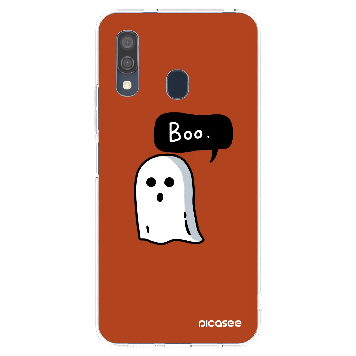 Picasee silikonski prozorni ovitek za Samsung Galaxy A40 A405F - Boo