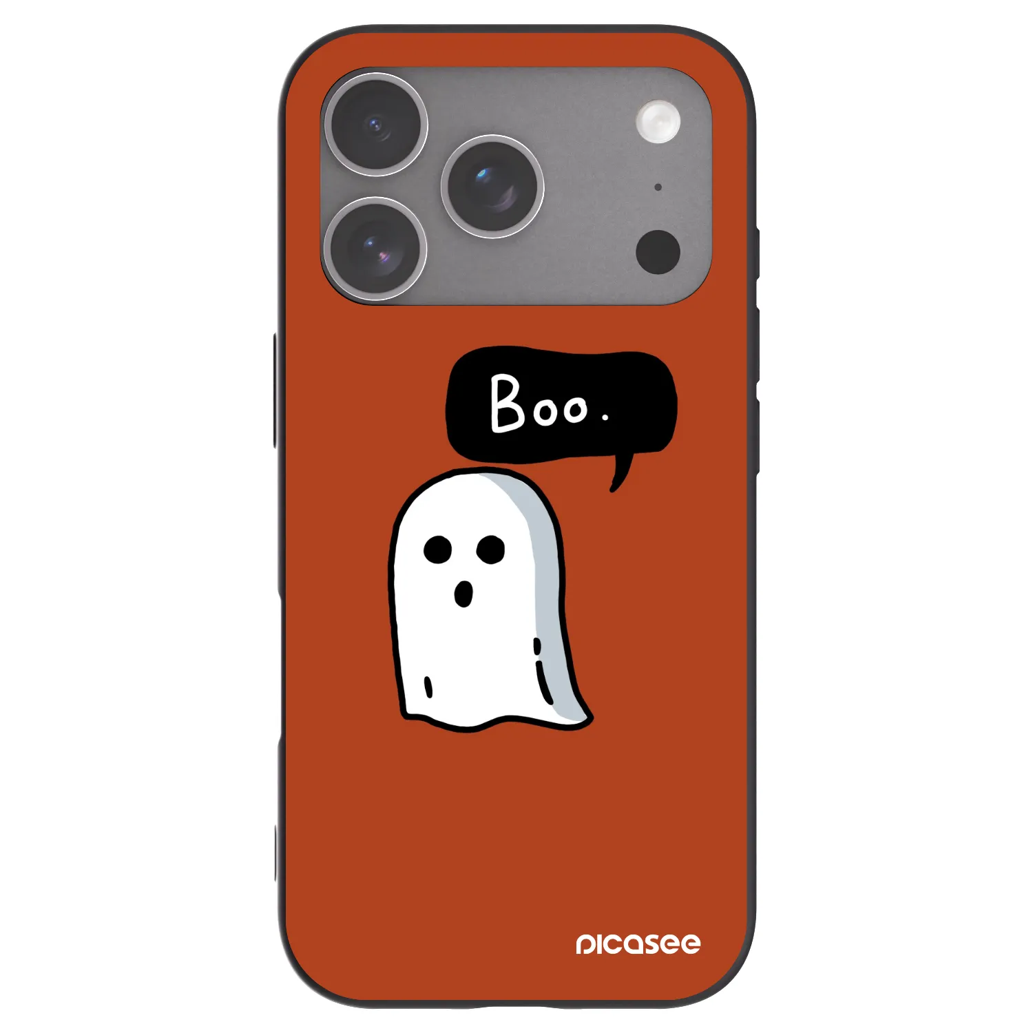 Picasee silikonski črni ovitek za Apple iPhone 18 Pro - Boo