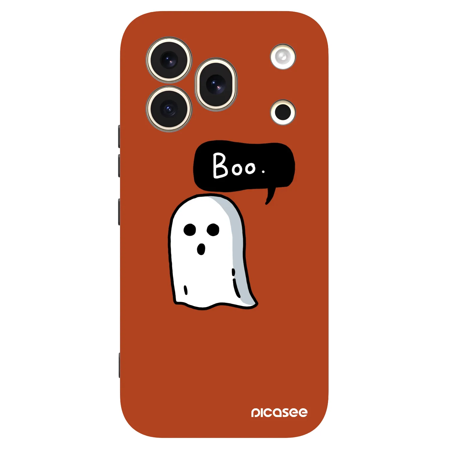 Picasee silikonski črni ovitek za Honor 600 Pro - Boo