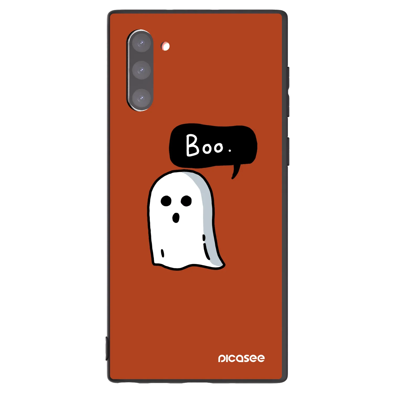 Picasee silikonski črni ovitek za Samsung Galaxy Note 10 N970F - Boo