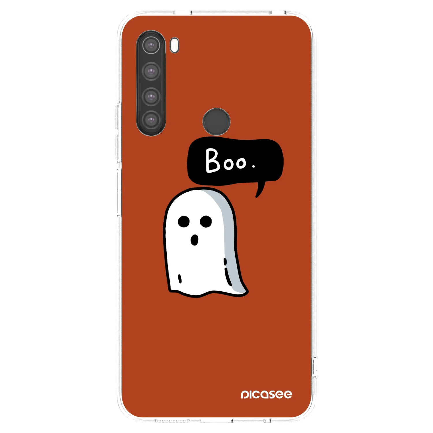Picasee silikonski prozorni ovitek za Xiaomi Redmi Note 8 - Boo