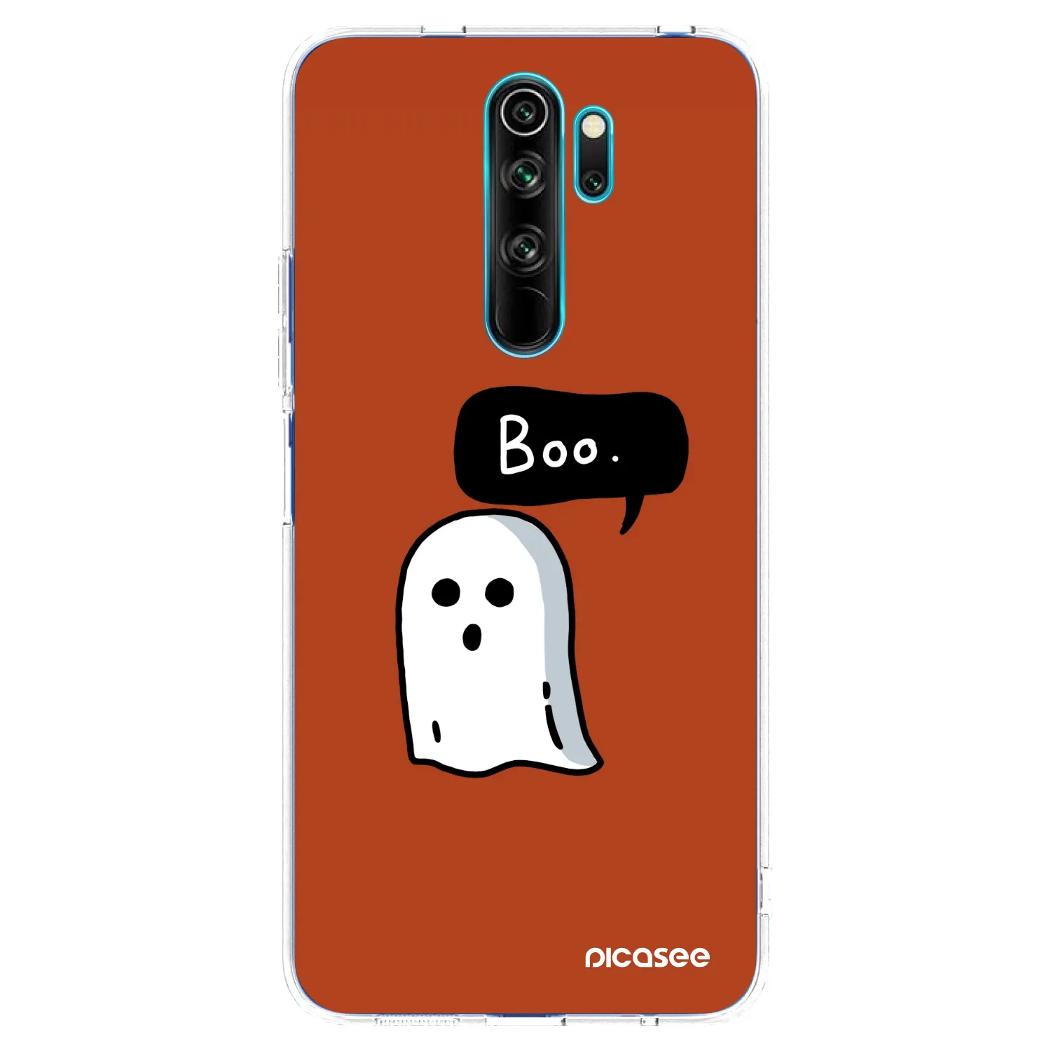Picasee silikonski prozorni ovitek za Xiaomi Redmi Note 8 Pro - Boo