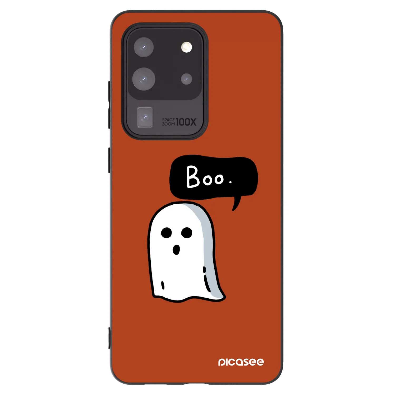 Picasee silikonski črni ovitek za Samsung Galaxy S20 Ultra 5G G988F - Boo