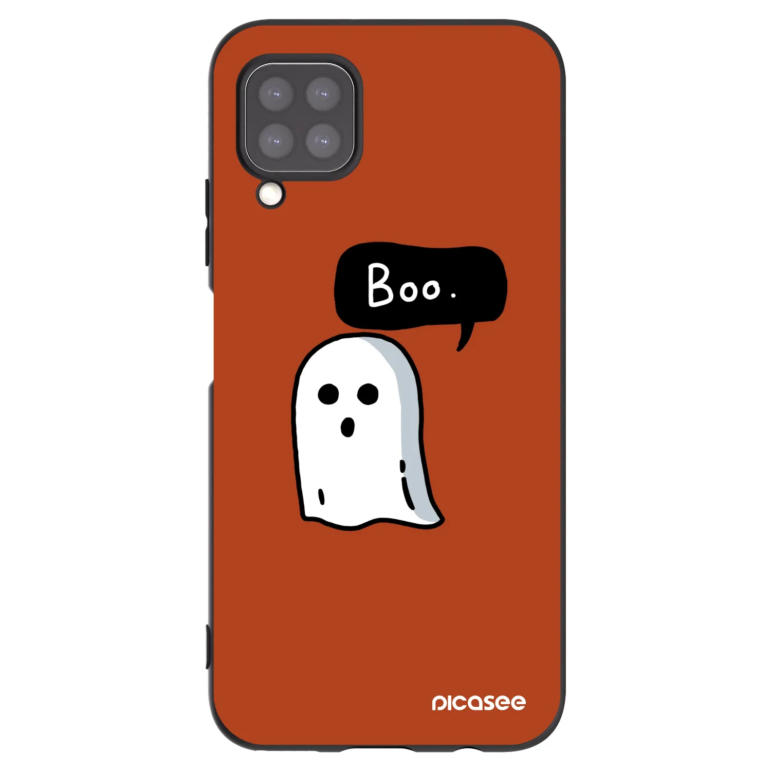 Picasee silikonski črni ovitek za Huawei P40 Lite - Boo