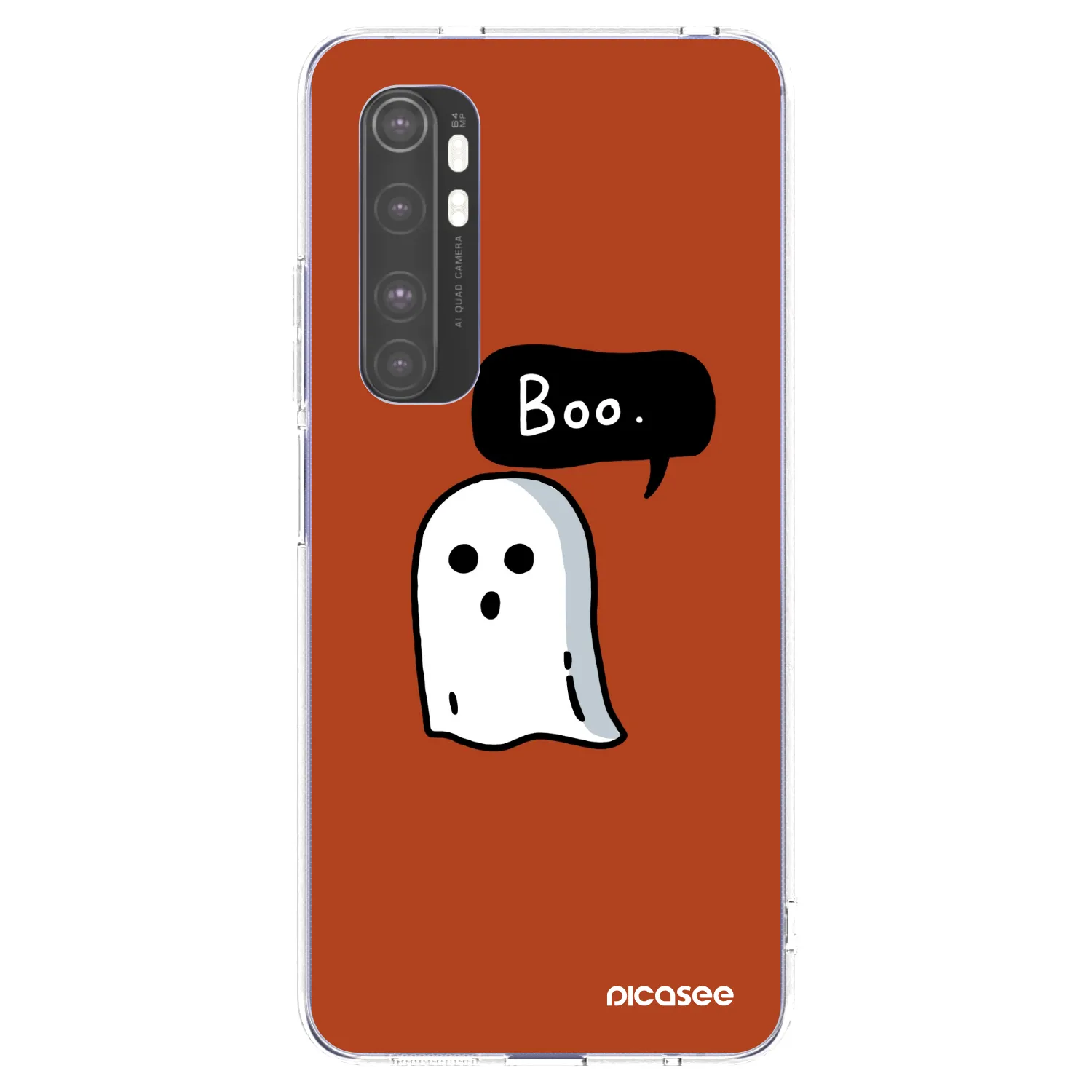 Picasee silikonski prozorni ovitek za Xiaomi Mi Note 10 Lite - Boo