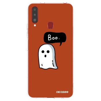 Picasee silikonski prozorni ovitek za Samsung Galaxy A20s - Boo
