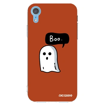 Picasee silikonski prozorni ovitek za Apple iPhone XR - Boo