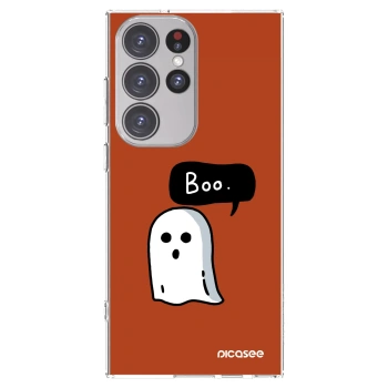 Picasee silikonski prozorni ovitek za Samsung Galaxy S23 Ultra 5G - Boo