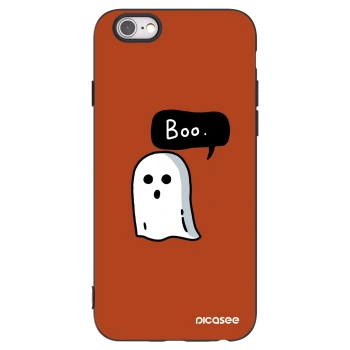 Picasee silikonski črni ovitek za Apple iPhone 6/6S - Boo