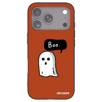 Picasee silikonski črni ovitek za Apple iPhone 17 Pro - Boo