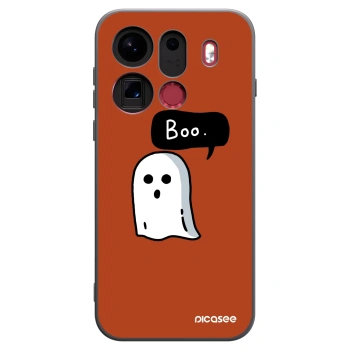 Picasee silikonski črni ovitek za OPPO Find X9 Pro - Boo