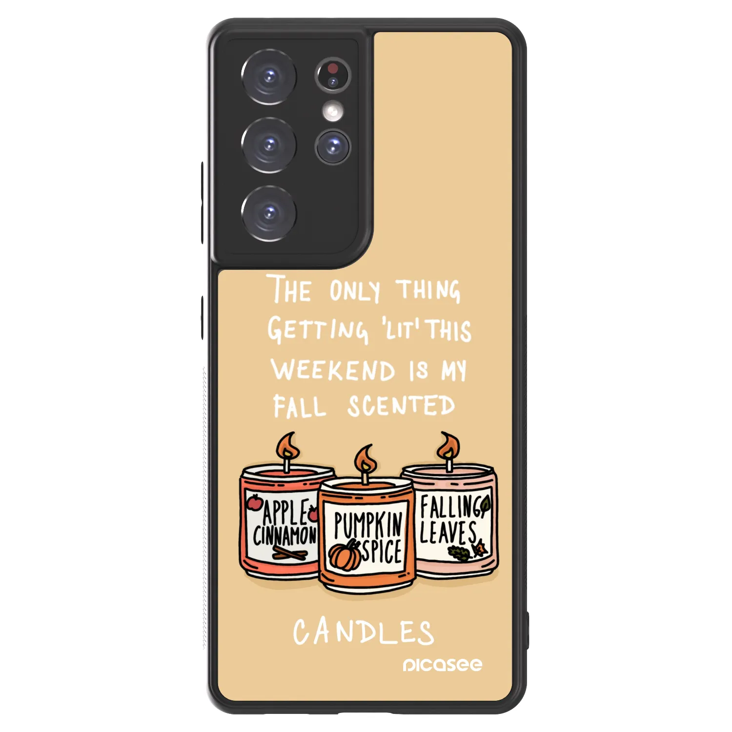 Picasee ULTIMATE CASE za Samsung Galaxy S21 Ultra 5G G998B - Candles