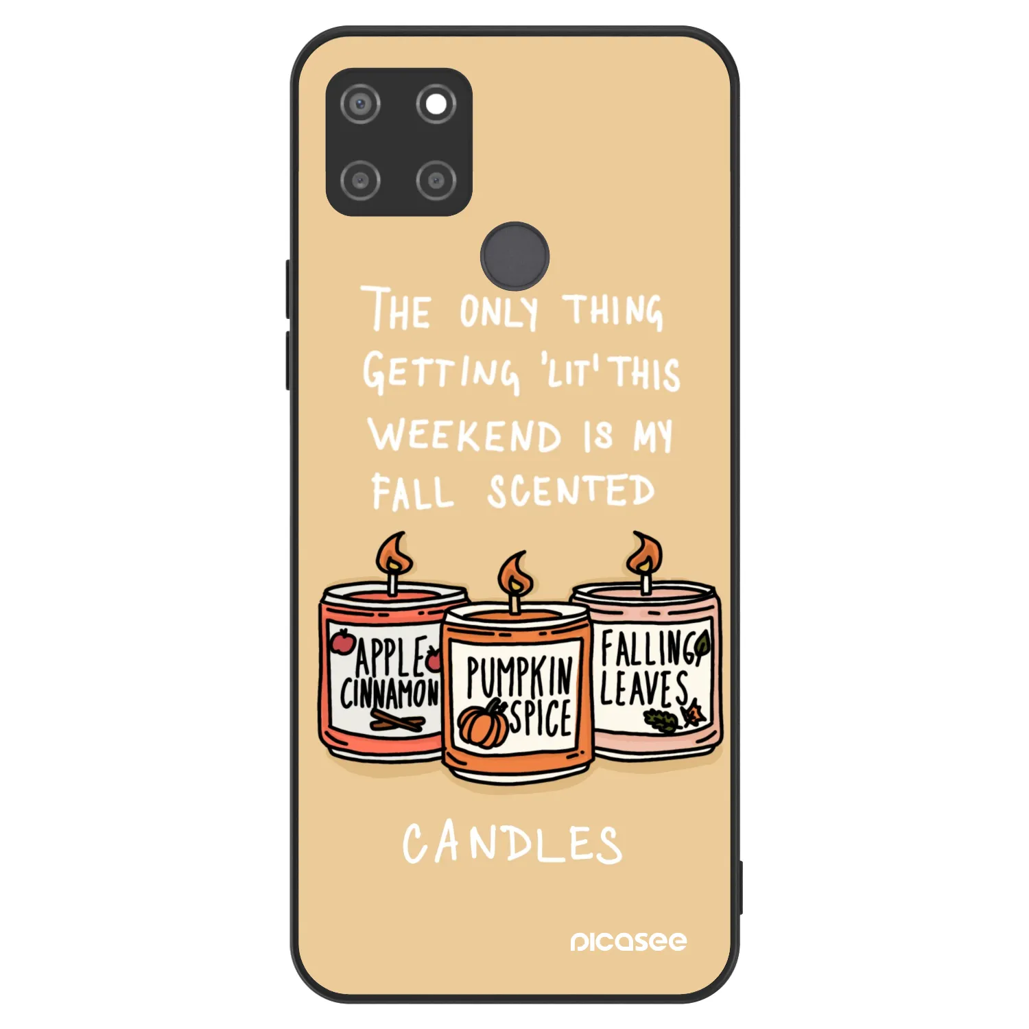 Picasee ULTIMATE CASE za Realme C21Y - Candles