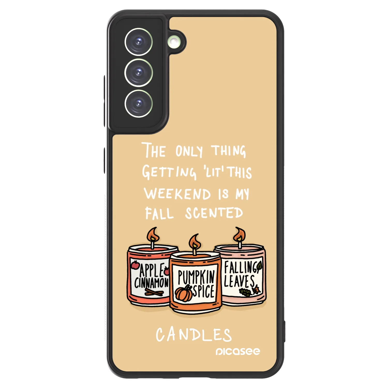 Picasee ULTIMATE CASE PowerShare za Samsung Galaxy S21 FE 5G - Candles