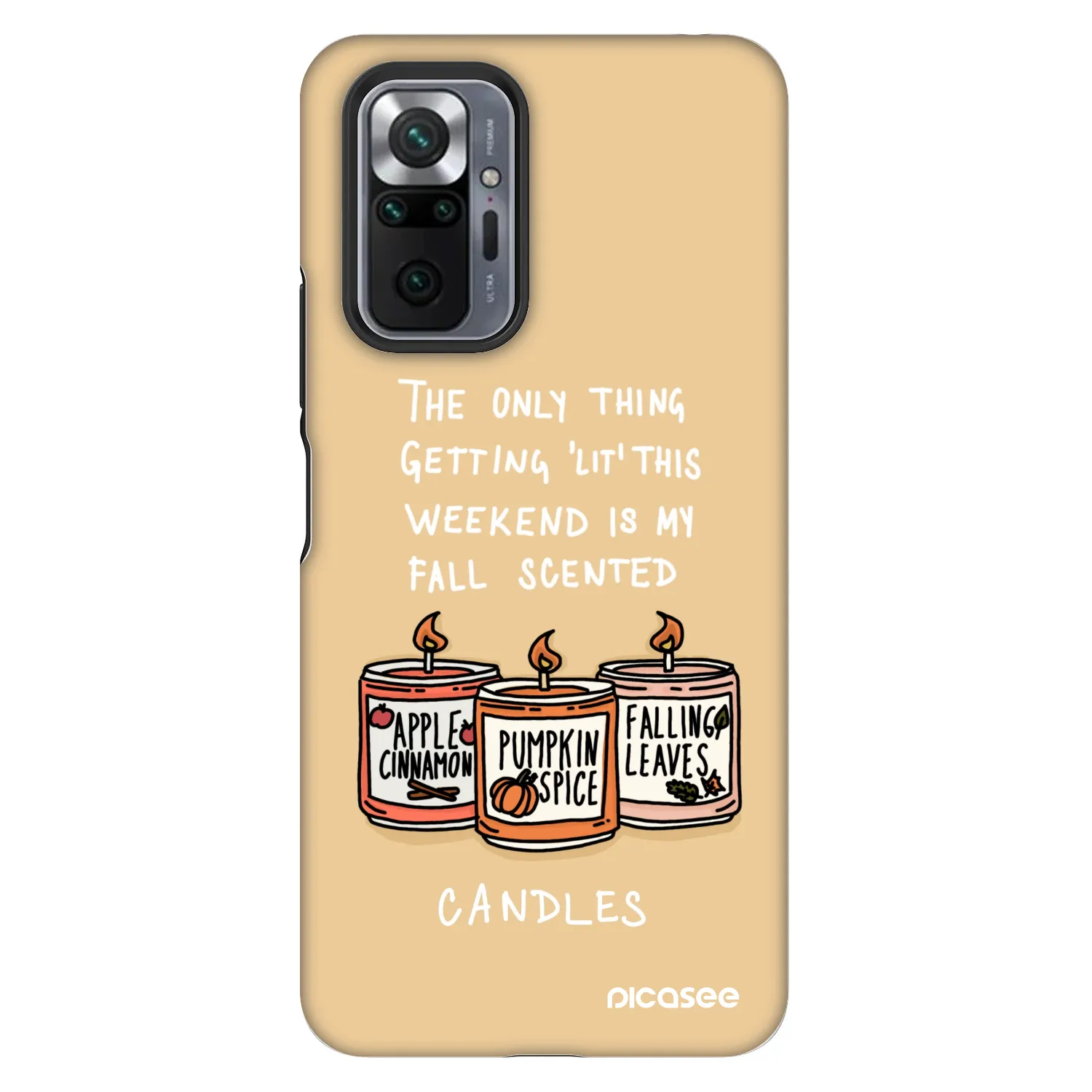 Picasee Fashion Case za Xiaomi Redmi Note 10 Pro - Candles
