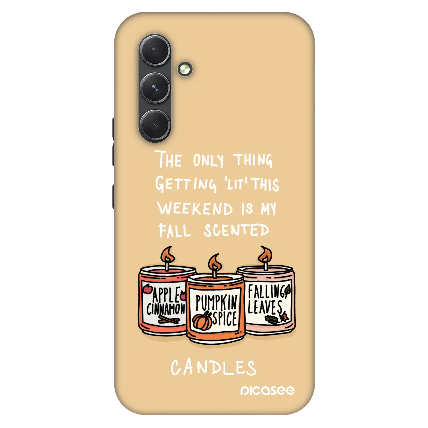 Picasee Fashion Case za Samsung Galaxy A54 5G A546B - Candles
