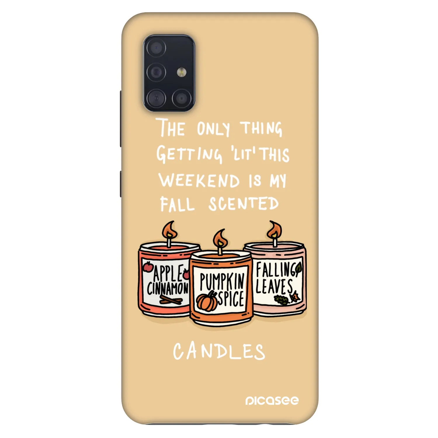 Picasee Fashion Case za Samsung Galaxy A51 A515F - Candles