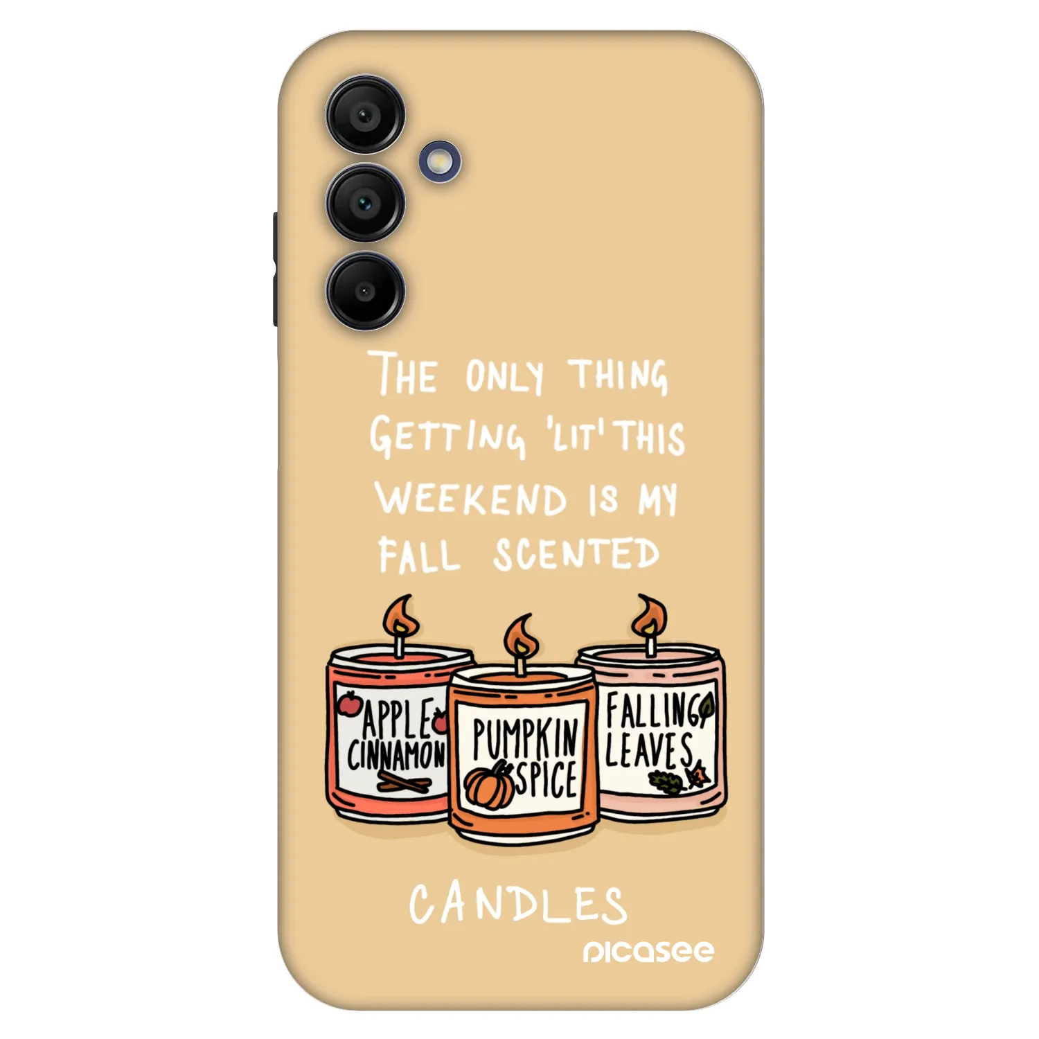 Picasee Fashion Case za Samsung Galaxy A15 A155F 4G - Candles