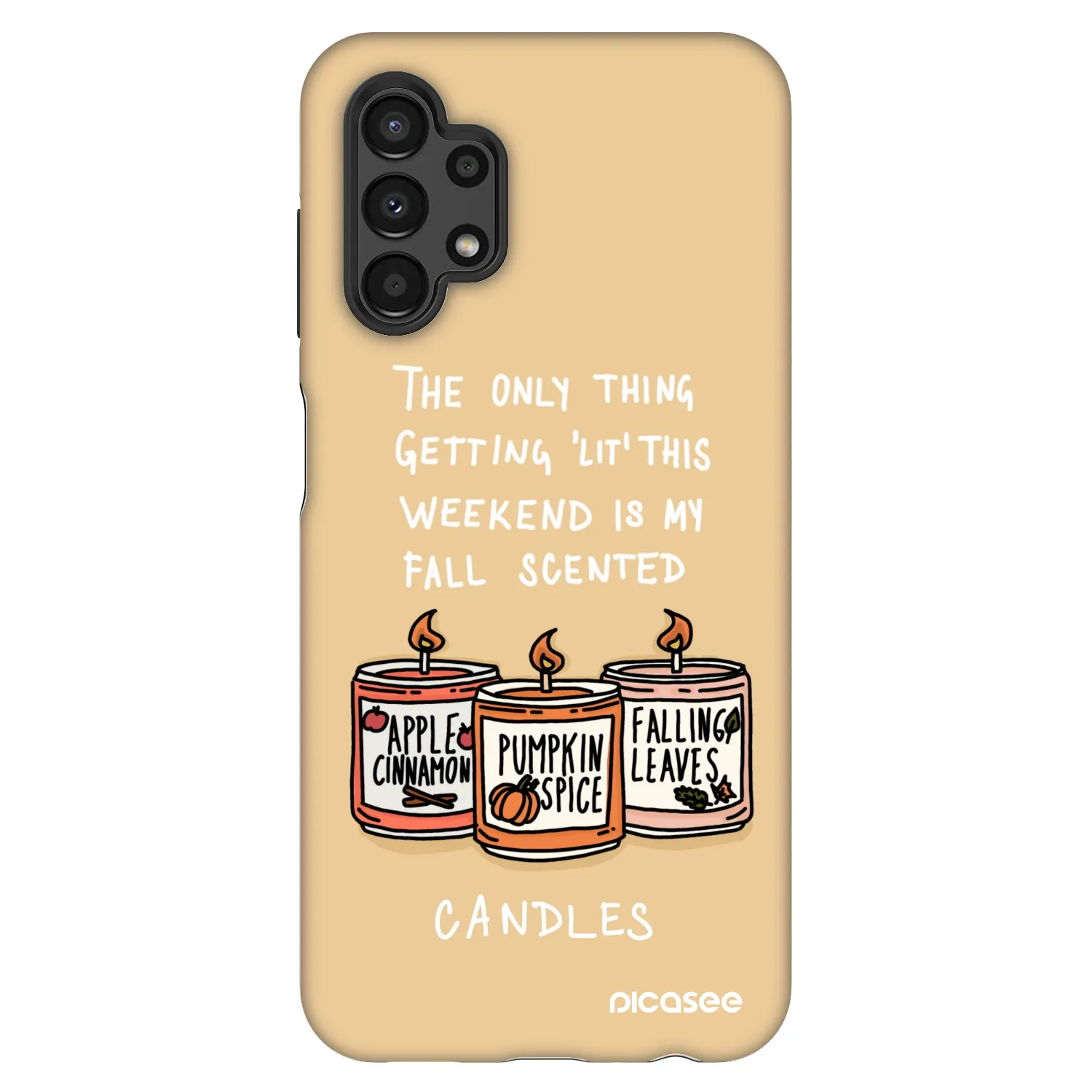 Picasee Fashion Case za Samsung Galaxy A13 4G A135 - Candles