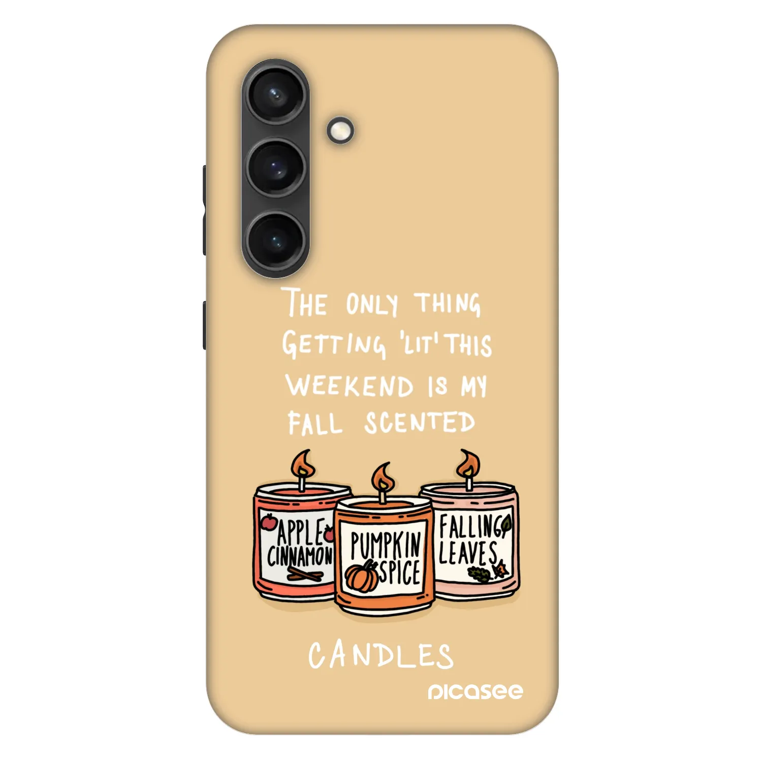 Picasee Fashion Case PowerShare pro Samsung Galaxy S24+ S926B 5G - Candles