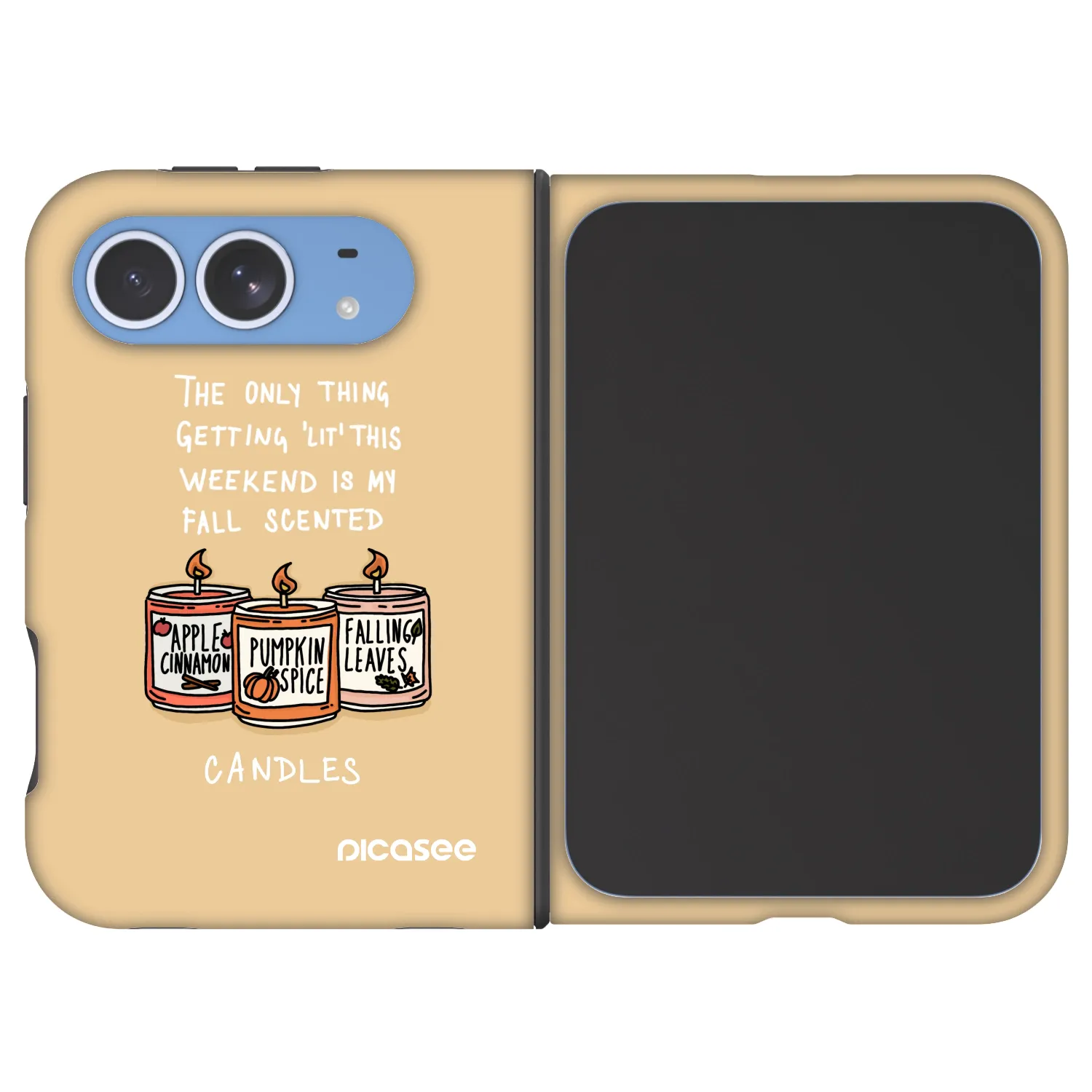 Picasee Fashion Case MagSafe za Apple iPhone Duo - Candles
