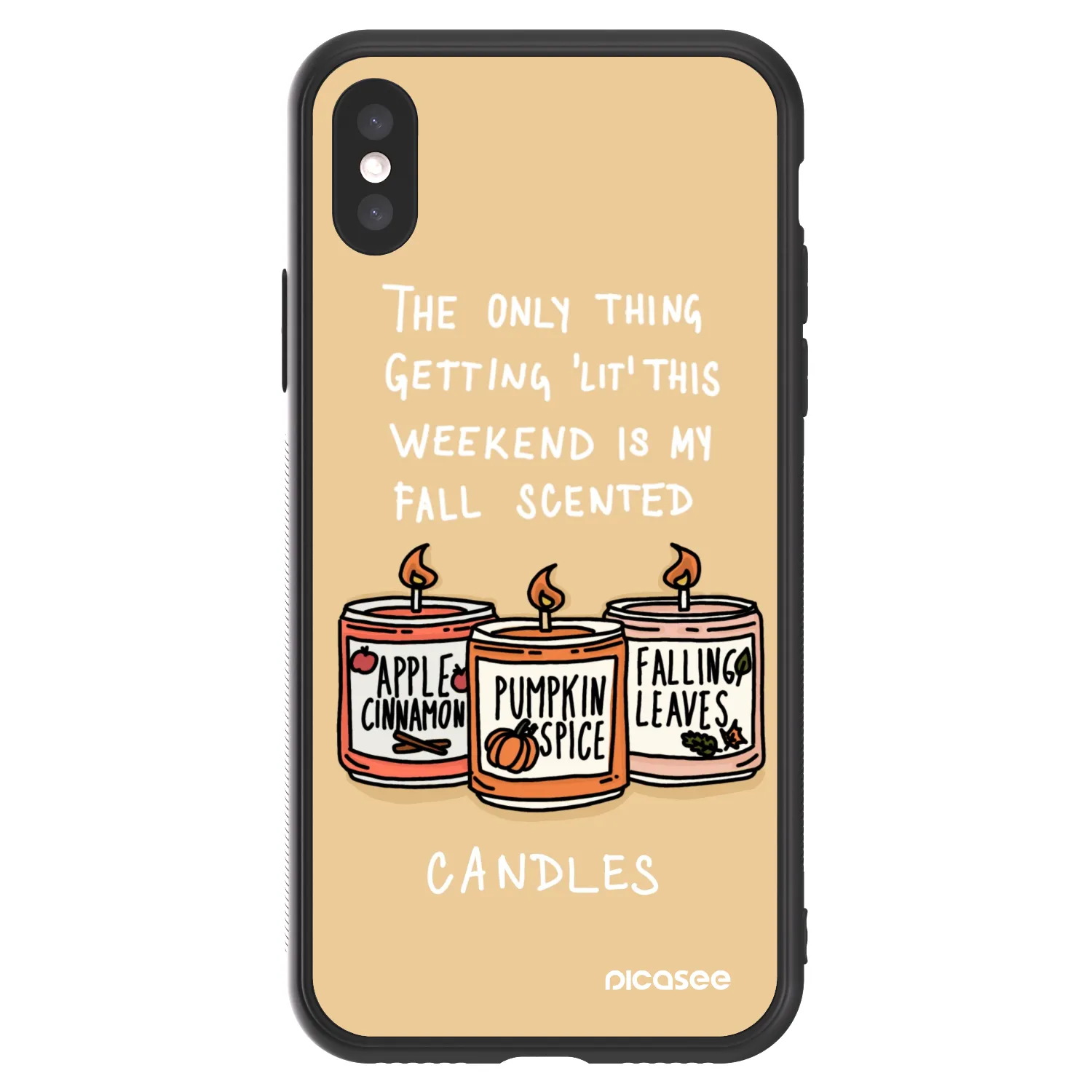 Picasee ULTIMATE CASE za Apple iPhone X/XS - Candles