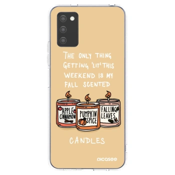 Ovitek za Samsung Galaxy A03s A037G - Candles