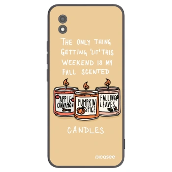 Picasee silikonski črni ovitek za Realme C11 (2021) - Candles