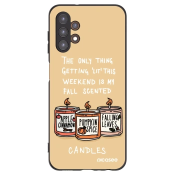 Picasee silikonski črni ovitek za Samsung Galaxy A13 4G A135 - Candles