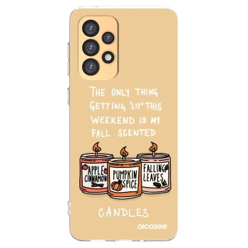 Picasee silikonski prozorni ovitek za Samsung Galaxy A33 5G A336 - Candles
