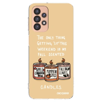 Picasee silikonski prozorni ovitek za Samsung Galaxy A23 A236B 5G - Candles
