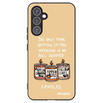 Picasee silikonski črni ovitek za Samsung Galaxy A54 5G A546B - Candles