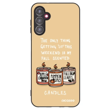 Picasee silikonski črni ovitek za Samsung Galaxy A14 4G A145R - Candles