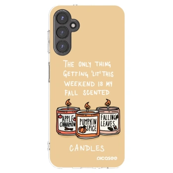 Picasee silikonski prozorni ovitek za Samsung Galaxy A14 5G A146P - Candles