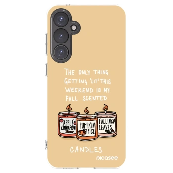 Picasee silikonski prozorni ovitek za Samsung Galaxy S23 FE S711B - Candles