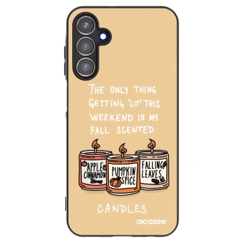 Picasee silikonski črni ovitek za Samsung Galaxy A15 A156B 5G - Candles