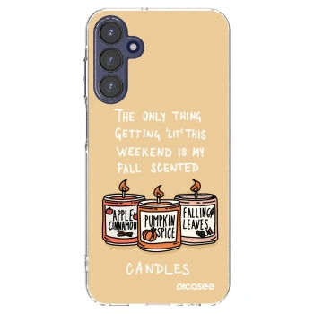 Picasee silikonski prozorni ovitek za Samsung Galaxy A15 A155F 4G - Candles
