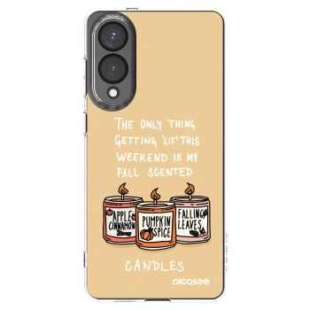Picasee silikonski prozorni ovitek za Samsung Galaxy S25 Edge 5G - Candles